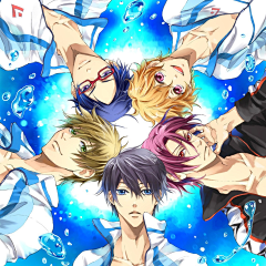 帝妃一笑采集到30.Free!男子游泳部❤