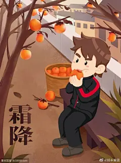 二十四节气霜降海报赏析【品牌】