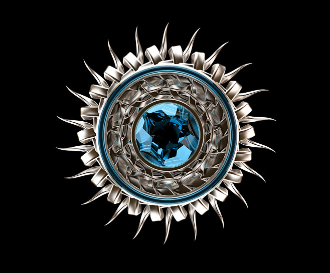 Abstract jewelry ele...