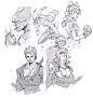 Imagine FX Sketchbook Feature and doodles, Hicham Habchi : I was fortunate to get my sketches and works featured in the new @imaginefx Comic Issue edition with some other amazing artists, Go order your digital edition here for more content.
https://ifxm.a