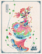 原创插画丨现代国风人物设计·合集 - 小红书