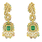 Cher Dior Fascinante emerald earrings.