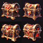 longtu2_A_treasure_chest_is_inlaid_with_red_polygonal_gemsThe_g_af1a5c7a-36c5-4603-a90b-6accc08c7723