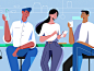 European Greens. Young people europe change character design character offbeatestudio motion graphics motion design 2danimation art direction illustration