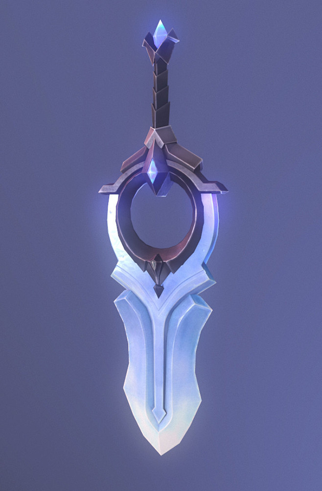 stylizedswordinspiredfromleagueoflegendsdawnbringerrive