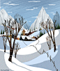 Winter time : Winter landscape design personal project