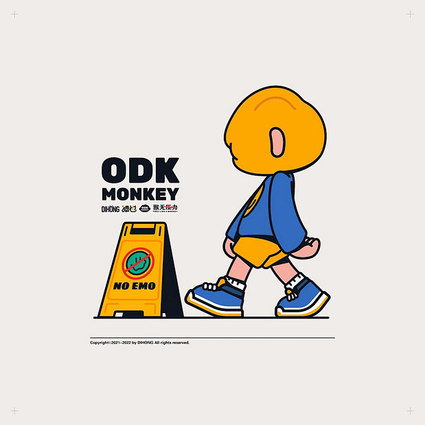 ODK MONKEY | 暖雀网-吉祥物...