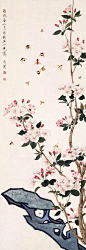 风住尘香花已尽，日晚倦梳头。物是人非事事休，欲语泪先流。|图：于非闇作品