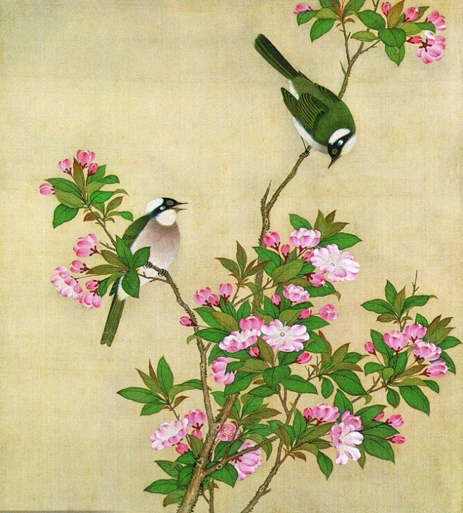 【风暖鸟声碎，日高花影重。——唐·杜荀鹤...