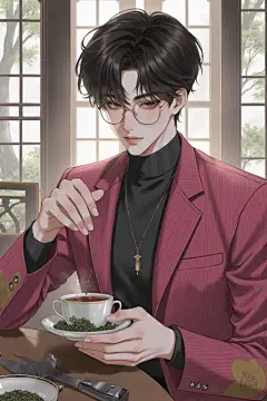 F.1_XWA_隅光破晓_理想男友帅哥小说封面推文插画-LoRA-曦邬桉-LiblibAI