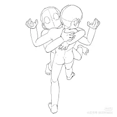 双人拥抱