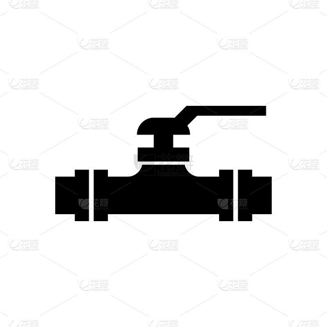 水管图标平面矢量模板设计新潮
