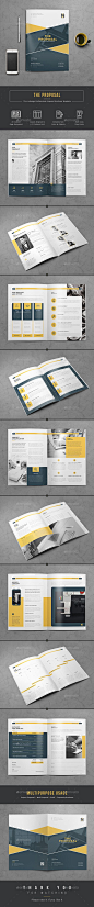 20 Pages Professional Business Proposal Template InDesign INDD. Download here: http://graphicriver.net/item/proposal/15695113?ref=ksioks: 