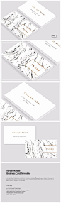 White Marble + Copper Business Card https://creativemarket.com/MeeraG/808246-White-Marble-Copper-Business-Card #design #art #graphicdesign: