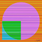 sylokair:

“Circle And Square In Stripes”, by Sylok.
