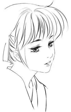 蝉知雪（简若明）采集到日系 漫画  插画教程