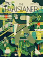 Owen davey folio illustration graphic character environment gardening nature the parisianer 2050 per