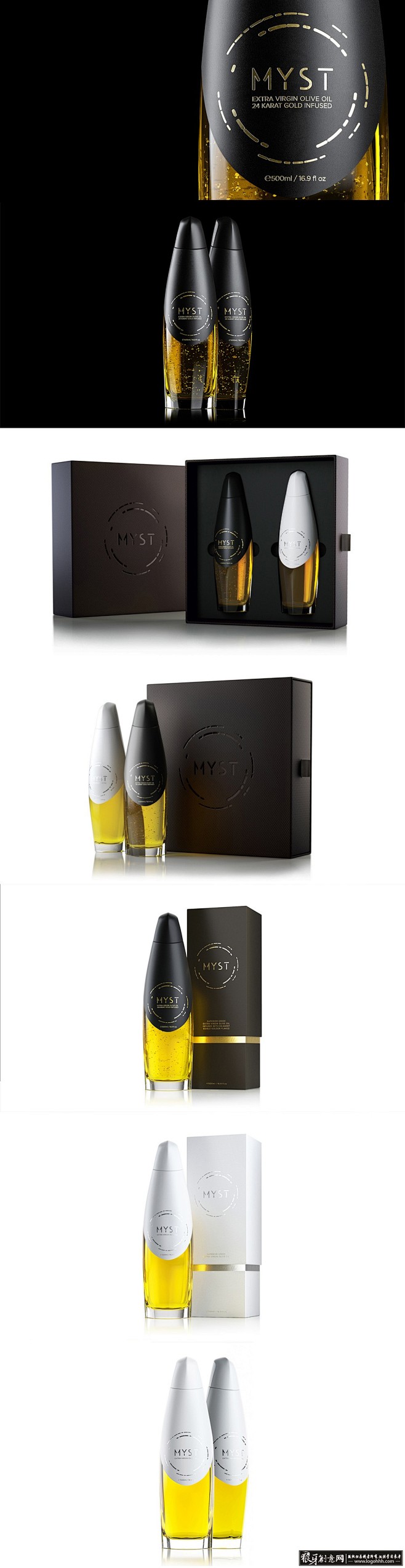 包装设计灵感 皮肤保湿霜包装设计 黄金酒...