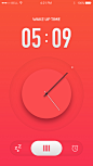 Alarm App界面设计,来自http://www.mobileui.cn