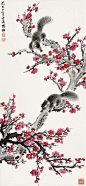 名画家杨邨，花鸟作品。