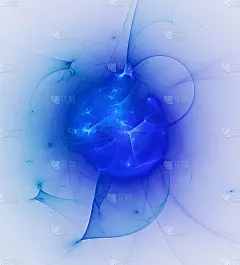 三维抽象分形插画背景创意设计