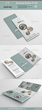 Real Estate Business Tri-Fold #brochure | Layouts & Brochures