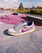 Giant sneaker photo composite. retouching and image manipulation done with photoshop