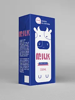牛奶包装盒AI广告设计素材海报模板免费下载-享设计