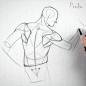 Still having problems drawing the shoulders? Learn to invent the shoulder muscles by watching the entire lesson at proko.com/129