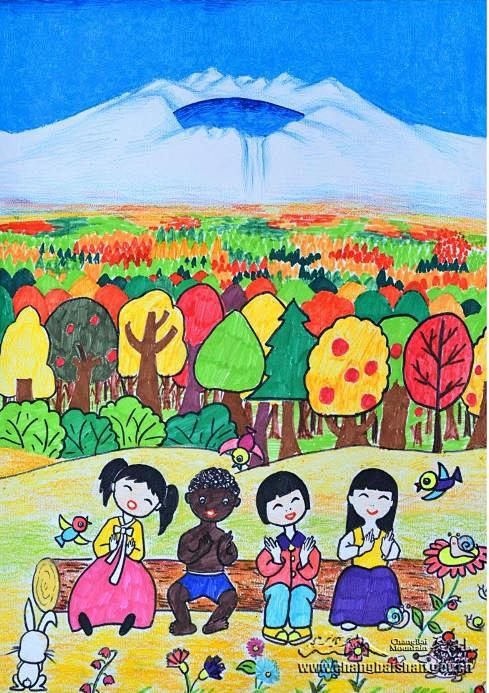 首届我心目中的长白山儿童绘画展评选揭晓延边旅游办事指南