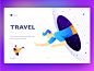 Time Travel time travel universe stars space galaxy illustration hiwow gradients colors brenttton