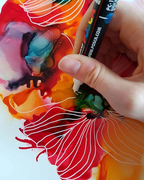 Alcohol Ink Art, Col...