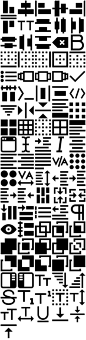 文档图文编辑工具手绘线性符号插图插画icon图标图案模板设计素材-淘宝网