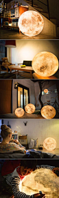 Enter Luna, a little ball of light designed to look like the moon. Luna can illuminate your home, providing a thought-provoking ambiance. It’s made of glass fiber and non-toxic latex, with luminosity ranging from LUX1 to LUX5.: