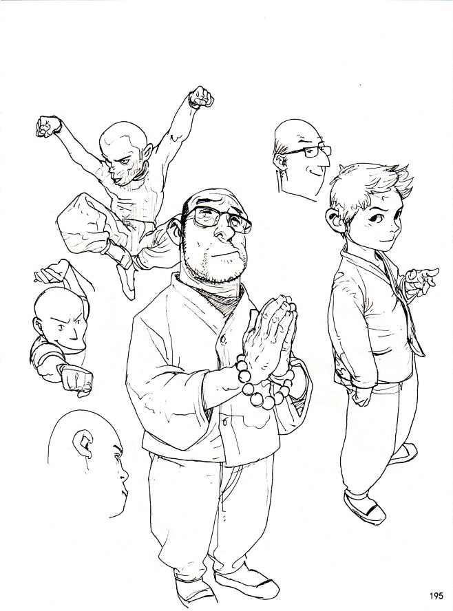 金政基素描作品集人物速写来自cgbook...