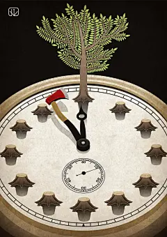 “七个喝醉的夜晚”创意插画设计-古田路9号-品牌创意/版权保护平台