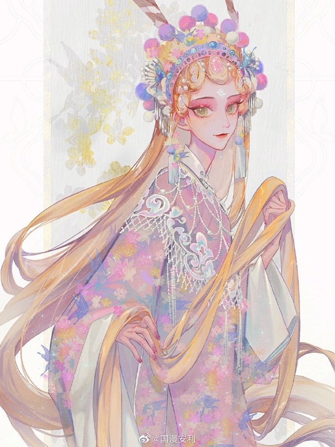 #迪士尼公主# ‍♀️ #中国风#
仙气...