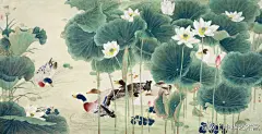 ____喻继高 &lt;荷花国画微展&gt;汉族，1932年7月生于江苏铜山。毕业南京大学艺术系。 擅工笔重彩花鸟，画风典雅秀丽，雍容豁达，富有时代气息。 1959年应邀为北京人民大会堂作《孔雀图》。.繁盛、充盈、丰实、欢乐、光彩照人、风流蕴藉、活泼天真、泱泱大度，这就是继高工笔重彩花鸟画的基调和风格。