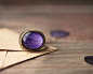 克兰设计师原创手工设计丨极光紫罗兰戒指