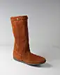 Calf High Suede Boot
Minnetonka经典皮质软底手工制作休闲鞋