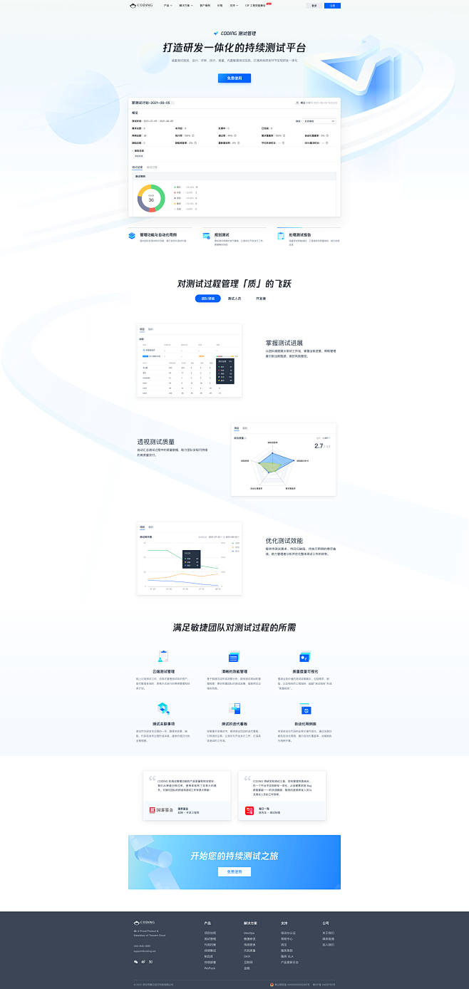 CODING 测试管理 提高测试与研发团...