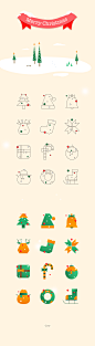 MerryChritmas 圣诞 icon UI 设计 design 节日