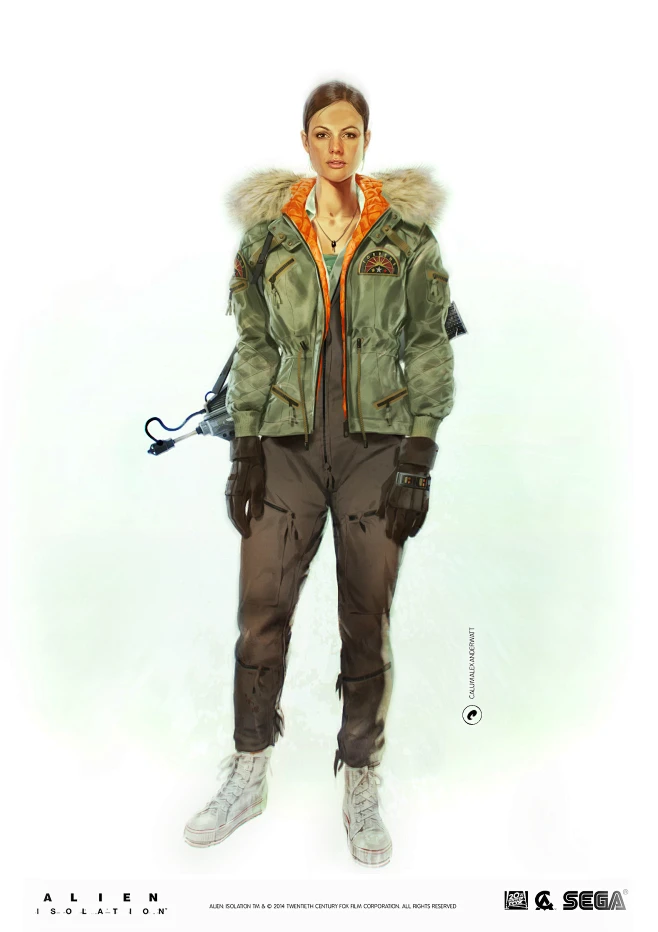 ALIEN:Isolation Character Costume, Calum Alexander Watt : Amanda Ripley ...