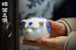 The year of  pig（猪圆玉润）, Zhelong Xu : My baby pig in Blue and white coming to the real world！(These are photos,Not CGI)
The original CG version is here:https://www.artstation.com/artwork/1nAAq