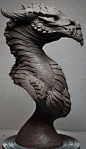 Goliath Dragon Bust Creature Sculpt 1 by *AntWatkins on deviantART