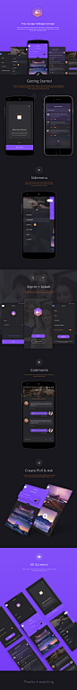 TOSS up app (redesign) : One of the infamous app TOSS up redesigned for better usability and User Interface. Aim is to enhance user experience and add a refreshing look.Tossup, a Microsoft Garage project, makes event planning and opinion-gathering a cinch