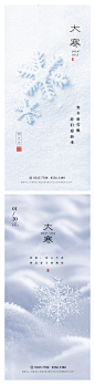 大寒节气系列海报