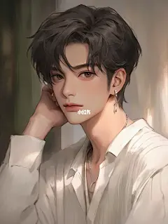 AI绘图｜男朋友 右滑放大