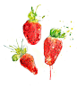 Strawberries I by ~amwah on deviantART