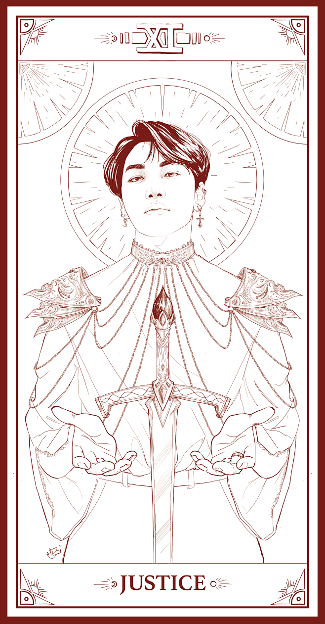 Ateez Tarot card dec...